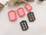 Christmas Shape Candycane Reindeer Micro Polymer Clay Cutter