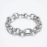 304 Stainless Steel Cross Chain Bracelet Blank, Tarnish Resistant, 21cm with Lobster Clasp, DIY Jewelry Findings, 1pc