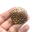 2 pcs, 40x35mm, Irregular Shaped pendant / embellishments