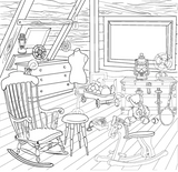Kaisercraft - Kaiser Colour Antique Treasures Colouring Book