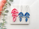 Leaf Shape Polymer Clay Cutter Set • Fondant Cutter • Cookie Cutter