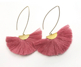 2 Pairs (4pcs),  50x0.70mm, Raw Brass Earring Wire in Raw Brass Colour