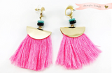 2 pcs, 25x12mm, Alloy Ribbon / Semi Circle Link (not crimp)