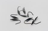 Surgical Grade Ear Hooks | Vacuum Plated 316 Stainless Steel Earring Hooks in Gunmetal