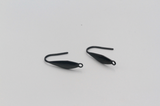 Surgical Grade Ear Hooks | Vacuum Plated 316 Stainless Steel Earring Hooks in Gunmetal