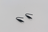 Surgical Grade Ear Hooks | Vacuum Plated 316 Stainless Steel Earring Hooks in Gunmetal