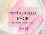 Texture Roller Mixed Box  -  Box filled with 5 pcs of Mixed Texture Rollers for Clay Crafting Use