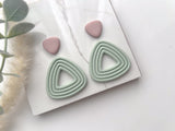 HIGH DIFFICULTY: Triangle Ribbed Shaped Hallow Polymer Clay Cutter • Fondant Cutter • Cookie Cutter