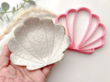 Seashell Trinket Dish Cutter | Trinket Dish Clay Cutter | Coaster Polymer Clay Cutter