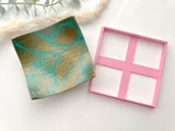 Square Trinket Dish Cutter | Trinket Dish Clay Cutter | Coaster Polymer Clay Cutter