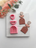 U Stamped Shaped Polymer Clay Cutter Set • Fondant Cutter • Cookie Cutter