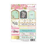Webster Pages Painted Passport Sentiment Stickers