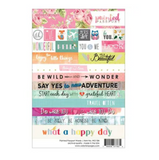 Webster Pages Painted Passport Sentiment Stickers