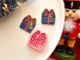 Christmas Gift Clay Cutter, Christmas Present Polymer Clay Cutter, Christmas Earring Cutter, Gift Box Cookie & Fondant Cutter