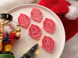 Christmas Polymer Clay Cutters, PLA Frame Earring Molds, Holiday Fondant Tools