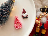 Christmas Gnome Polymer Clay Cutter, PLA 3D Printed, Festive Earring Charm Maker