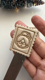 Mr & Mrs Santa Polymer Clay Cutter, Christmas Imprint Tool (PLA)