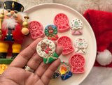 Christmas Snow Globe Polymer Clay Cutter, PLA Cookie Dough Fondant Tool
