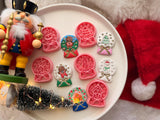 Christmas Snow Globe Polymer Clay Cutter, PLA Cookie Dough Fondant Tool