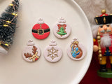 Christmas Bauble Polymer Clay Cutter, Festive Ornament Earring Mold (PLA)