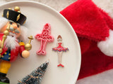 Christmas Ballerina Clay Cutter, Polymer Clay, Cookie, Fondant (3D Printed)