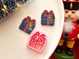 Christmas Gift Clay Cutter, Christmas Present Polymer Clay Cutter, Christmas Earring Cutter, Gift Box Cookie & Fondant Cutter