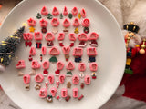 Christmas Stud Polymer Clay Cutter, PLA 3D Printed, Holiday Earring & Charm Making
