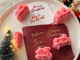 Christmas Polymer Clay Stamps, PLA Embossing Tool for Earrings, Cookies, Fondant