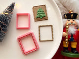 Christmas Stamp Frame Clay Cutter, Polymer Clay Imprint Tool (Multiple Sizes)