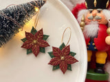 Christmas Poinsettia Clay Cutter, Polymer Clay, Cookie, Fondant (PLA)