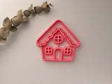Big Gingerbread House Coaster Trinket Cutter, Christmas Polymer Clay Cutter, Coaster & Trinket Dish Cutter, Christmas Ornament Cutter