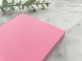 10x10cm, Non-Stick Work Mat for Polymer Clay Flower & Petal Making in Pink