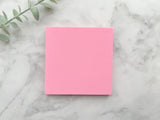 10x10cm, Non-Stick Work Mat for Polymer Clay Flower & Petal Making in Pink