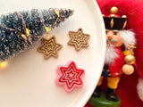 Christmas Star Polymer Clay Cutter, PLA 3D Printed, Earring Charm Maker