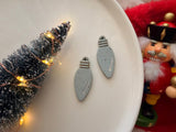 Christmas Light Bulb Clay Cutter, PLA Polymer Clay Earring Charm Maker