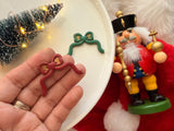 Christmas Bow Polymer Clay Cutter, PLA 3D Printed Craft Tool (11mm Thickness)