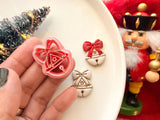 Christmas Bell Polymer Clay Cutter, PLA 3D Printed Craft Tool (Multiple Sizes)