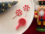 Christmas Lolly Clay Cutter, Polymer Clay Earring & Charm Maker (PLA)