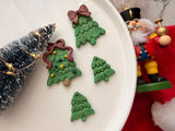 Christmas Tree Polymer Clay Cutter, PLA 3D Printed Earring Mold (Multiple Sizes)