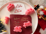 Christmas Polymer Clay Stamps, PLA Embossing Tool for Earrings, Cookies, Fondant