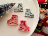 Ice Skate Polymer Clay Cutter, PLA 3D Printed Craft Tool (Multiple Sizes)