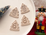 Christmas Tree Polymer Clay Cutter, Elf or Gnome Imprint, PLA 3D Printed Tool