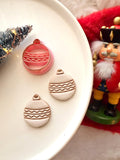 Christmas Bauble Clay Cutter, Polymer Clay Ornament Maker (PLA)