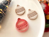 Christmas Bauble Clay Cutter, Polymer Clay Ornament Maker (PLA)