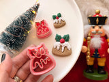 Christmas Fruit Cake Clay Cutter, Polymer Clay Earring Maker (PLA)