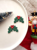 Holly Polymer Clay Cutter, Christmas Earring & Charm Maker (PLA)