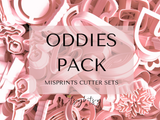 Oddies Clay Cutter Box | Second Chance Clay Cutter Box  -  Box filled with 10 pcs of Mixed Misprints Polymer Clay Cutters