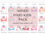 5PCS Mixed FIMO Kids Polymer Clay Pack