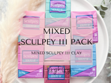 5PCS Mixed Sculpey III Polymer Clay Pack