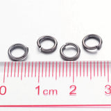 100 pcs, 6mm, Jump Rings, Close but Unsoldered, Brass, Gunmetal Colour